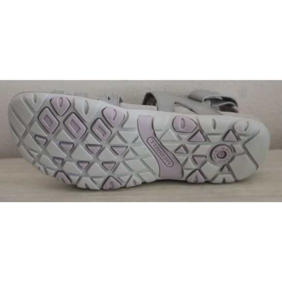Merrell Women's Sz 10M Paloma Gray Sandspur Rose Convertible Leather Sandals - Picture 4 of 9